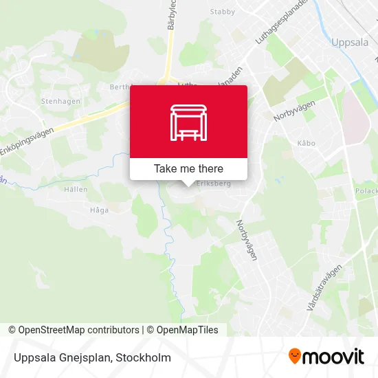 Uppsala Gnejsplan map