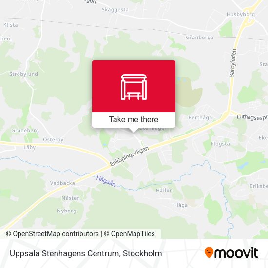 Uppsala Stenhagens Centrum map