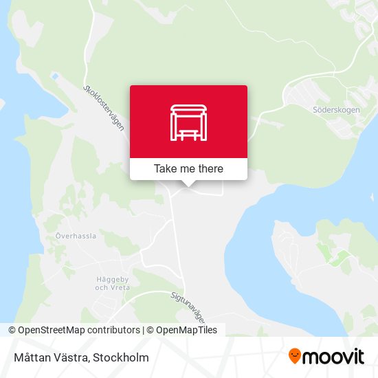 Måttan Västra map