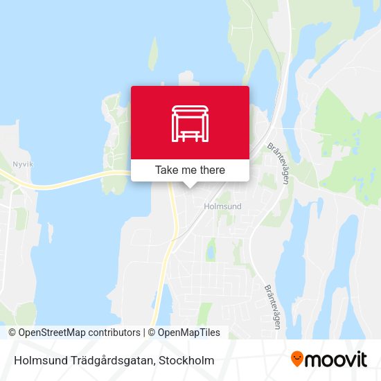 Holmsund Trädgårdsgatan map
