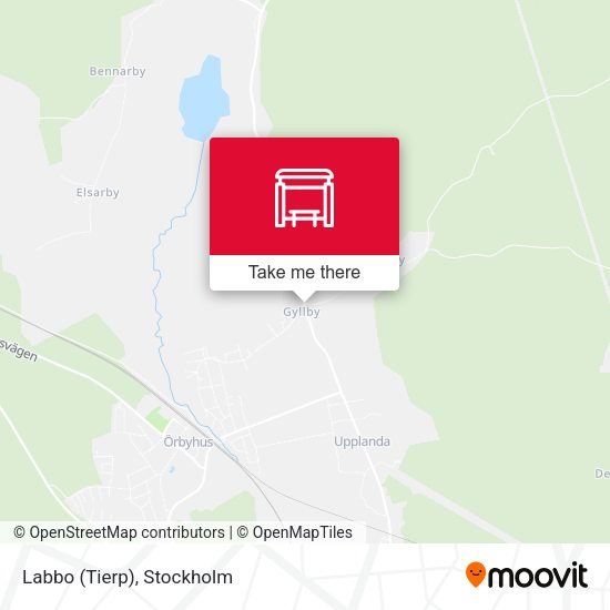 Labbo (Tierp) map
