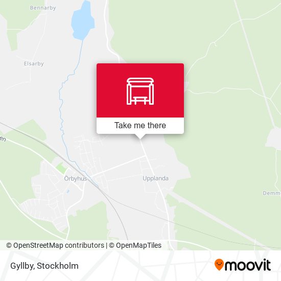 Gyllby map