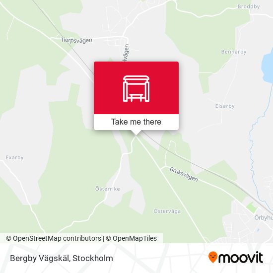 Bergby Vägskäl map
