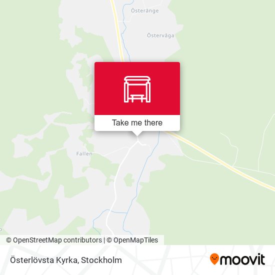 Österlövsta Kyrka map