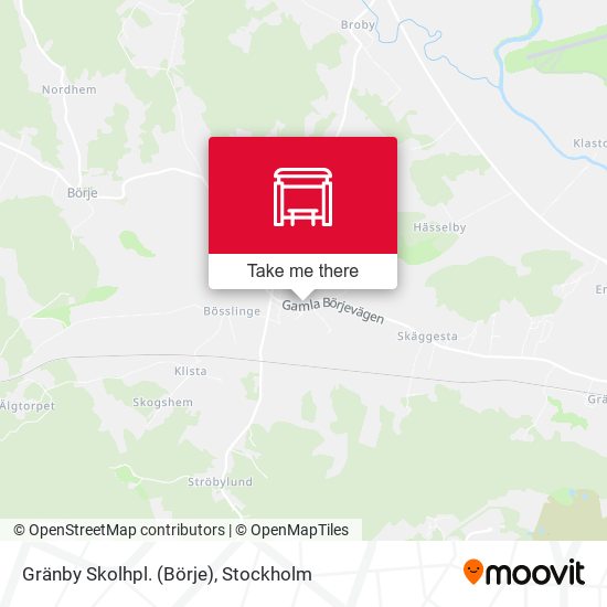 Gränby Skolhpl. (Börje) map