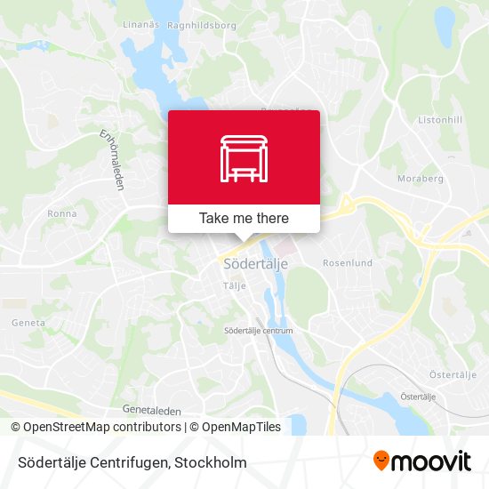 Södertälje Centrifugen map