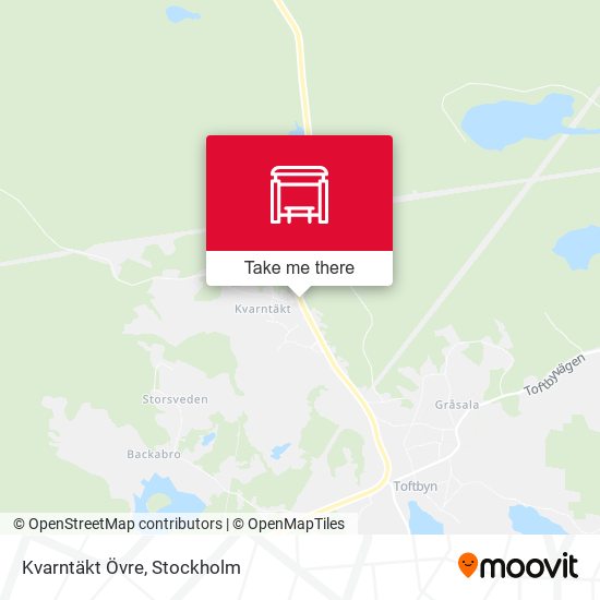 Kvarntäkt Övre map
