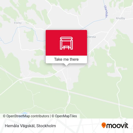 Hemåla Vägskäl map