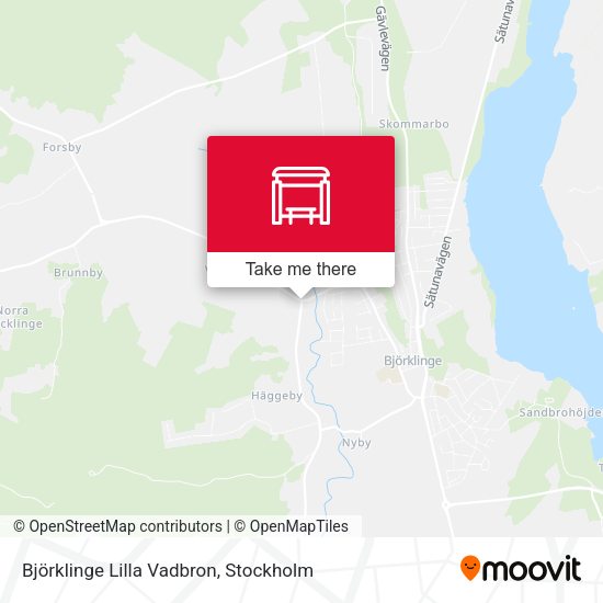 Björklinge Lilla Vadbron map