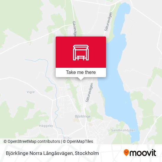 Björklinge Norra Långåsvägen map