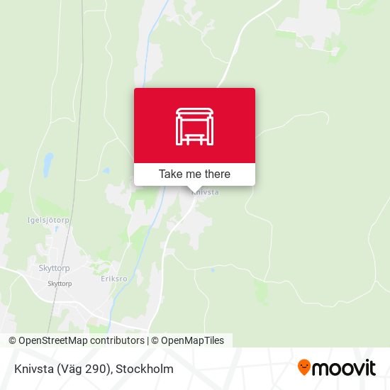 Knivsta (Väg 290) map