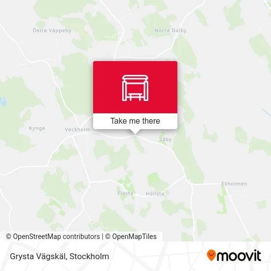 Grysta Vägskäl map