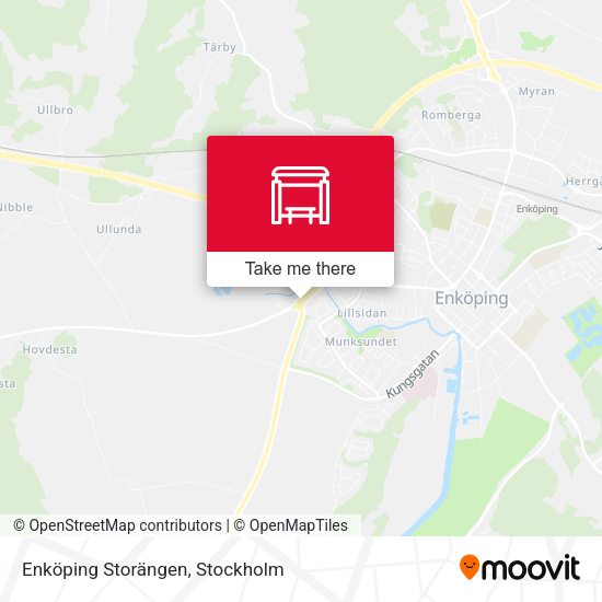 Enköping Storängen map