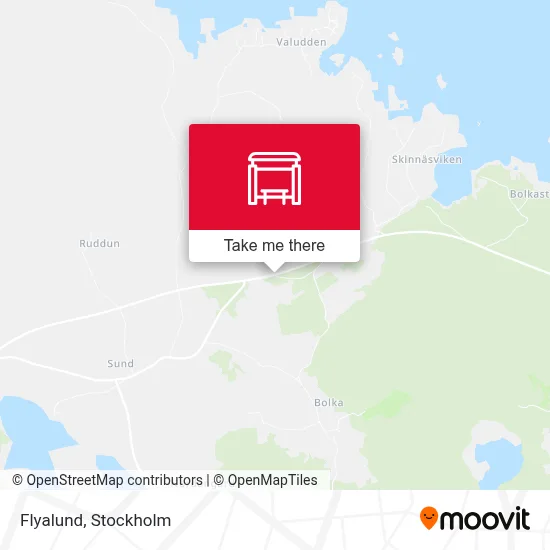 Flyalund map