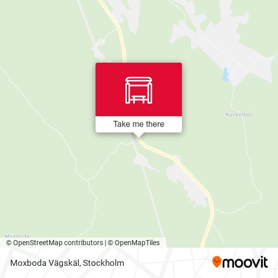 Moxboda Vägskäl map