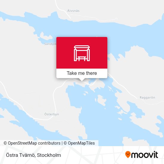 Östra Tvärnö map