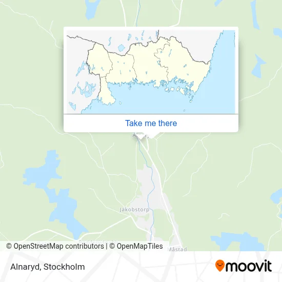 Alnaryd map