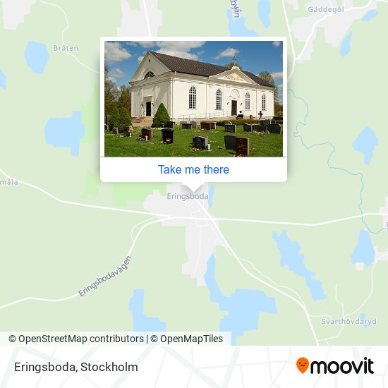 Eringsboda map