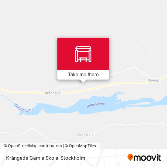 Krångede Gamla Skola map