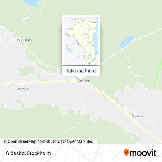 Glössbo map