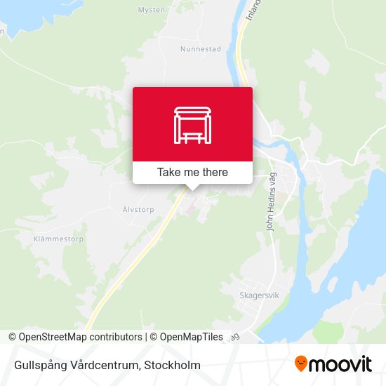 Gullspång Vårdcentrum map