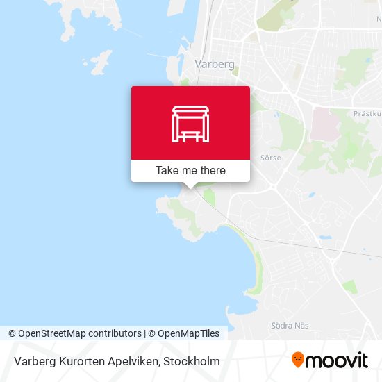 Varberg Kurorten Apelviken map