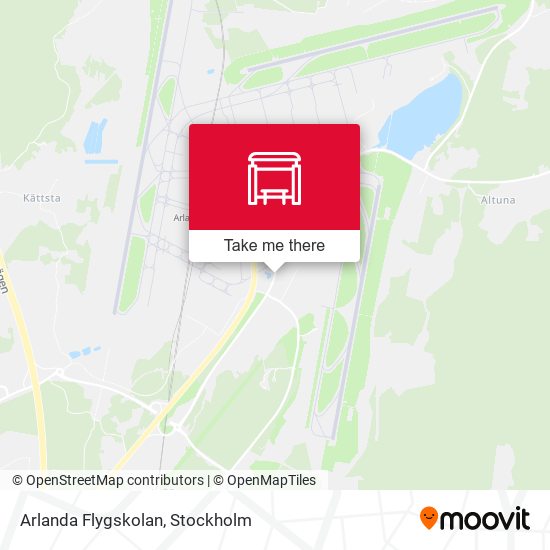 Arlanda Flygskolan map