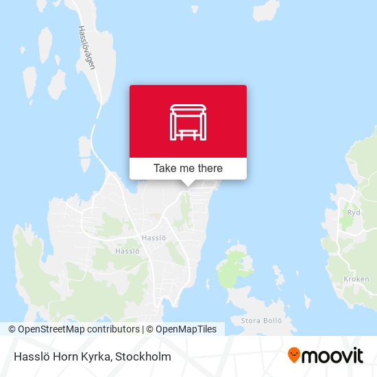 Hasslö Horn Kyrka map