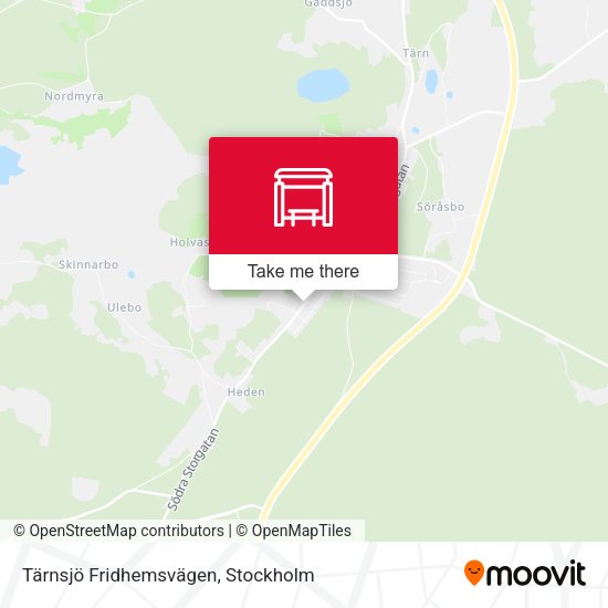 Tärnsjö Fridhemsvägen map