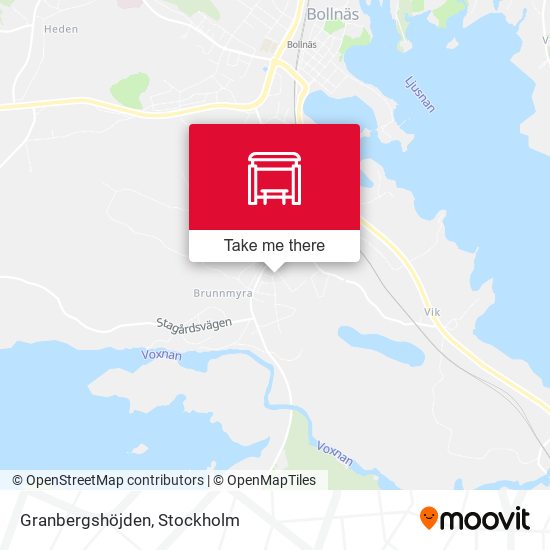 Granbergshöjden map