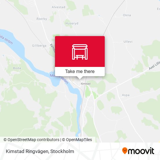 Kimstad Ringvägen map
