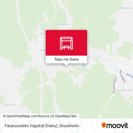 Färjesundets Vägskäl (Heby) map