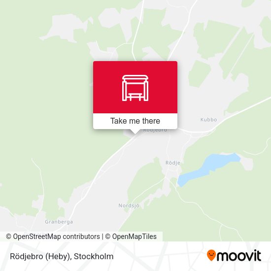 Rödjebro (Heby) map