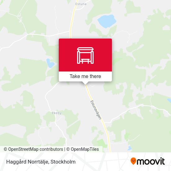 Haggård Norrtälje map