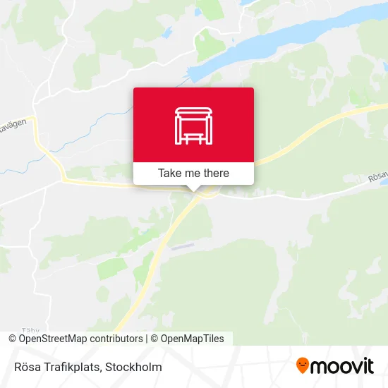 Rösa Trafikplats map