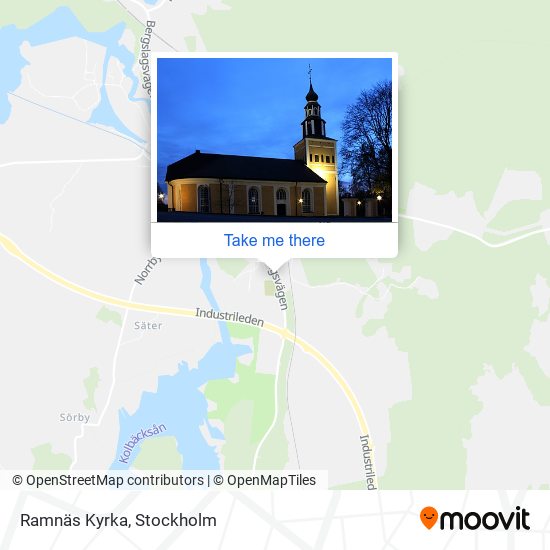 Ramnäs Kyrka map