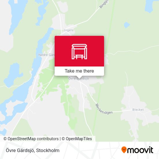 Övre Gärdsjö map