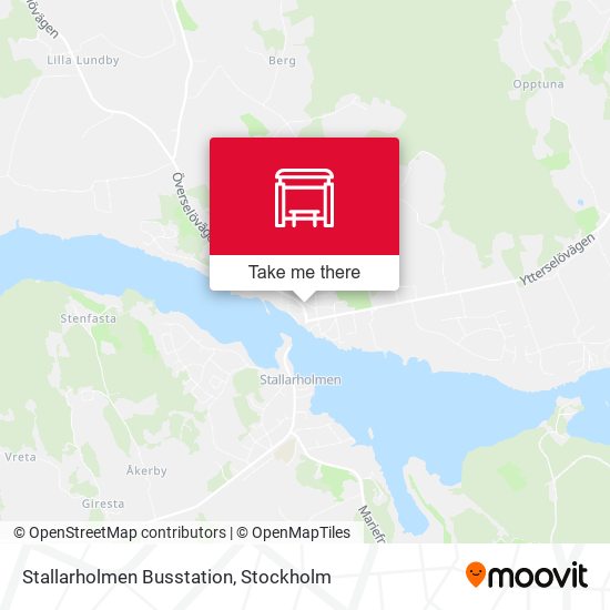 Stallarholmen Busstation map