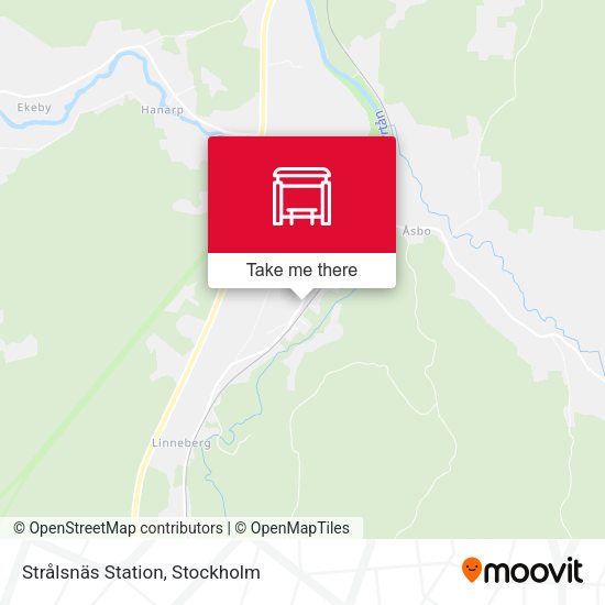 Strålsnäs Station map