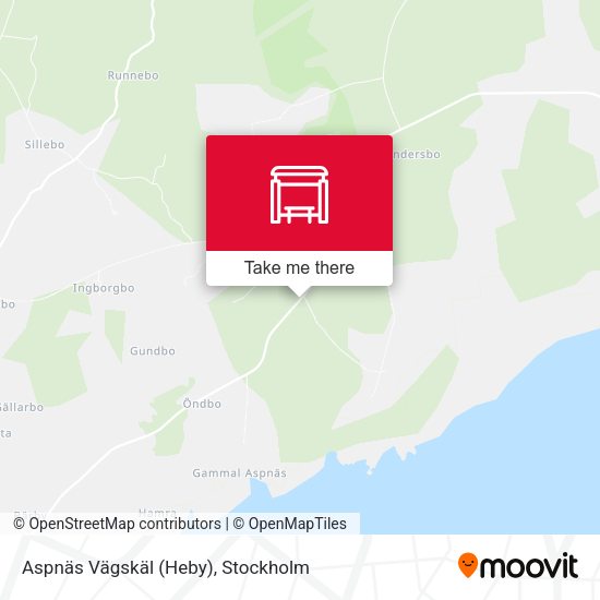Aspnäs Vägskäl (Heby) map