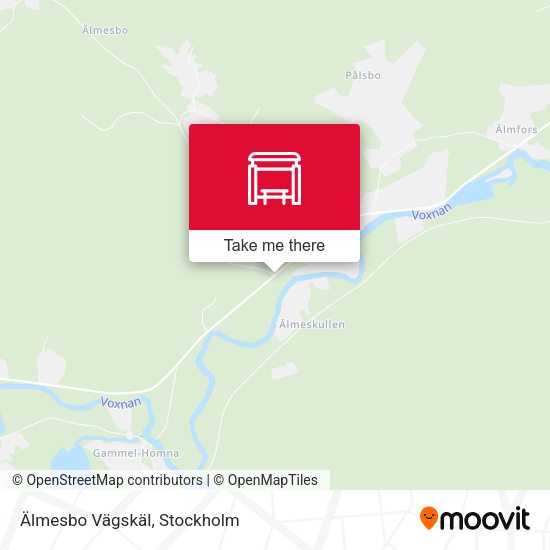 Älmesbo Vägskäl map