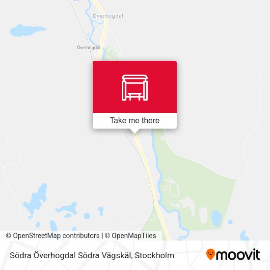 Södra Överhogdal Södra Vägskäl map