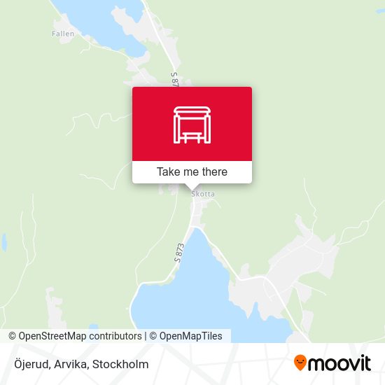 Öjerud, Arvika map