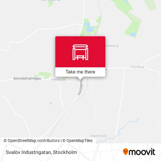 Svalöv Industrigatan map