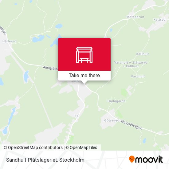 Sandhult Plåtslageriet map