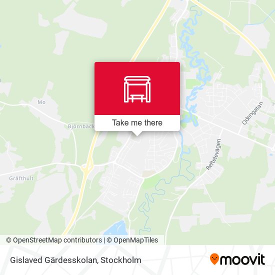 Gislaved Gärdesskolan map