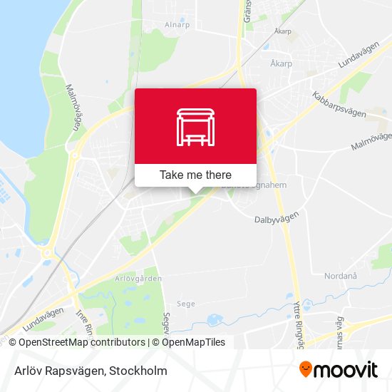 Arlöv Rapsvägen map