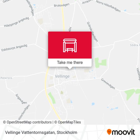 Vellinge Vattentornsgatan map
