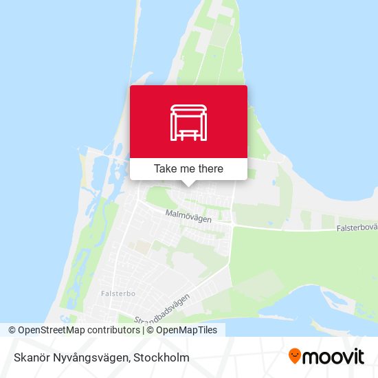 Skanör Nyvångsvägen map