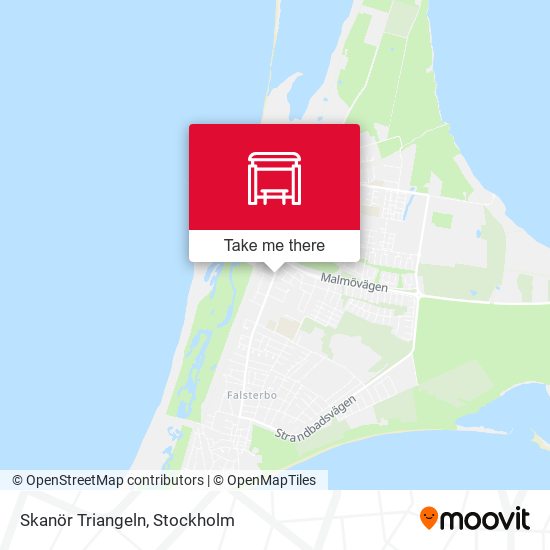 Skanör Triangeln map
